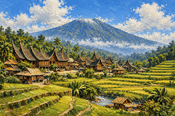 Traditional Pariangan Village, West Sumatra, Indonesia – Inspired Cultural Landscape