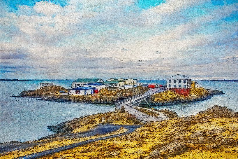 L'île au bout du monde par Frans Blok - des photos, de l'art et des autres décorations murales