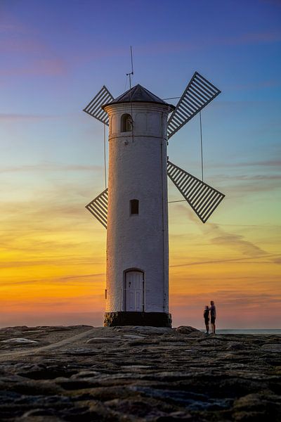 Leuchtturm Mühlenbake von Frank Heldt