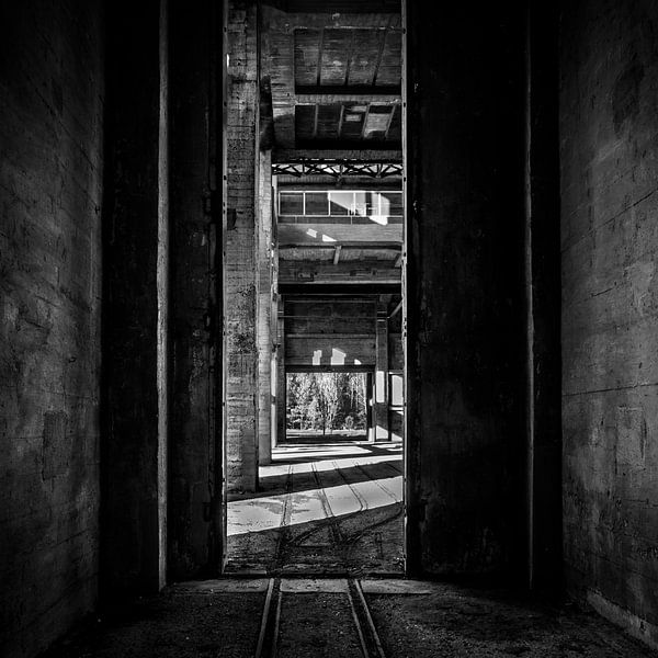 Urben, Urbex Photography, intérieur d'un bâtiment industriel par Erik Martens
