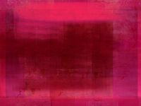 Moderne abstrakte Kunst in Weinrot, Neonpink und Rostbraun.
