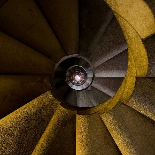 Treppenhaus der Sagrada Família von Michiel Mos