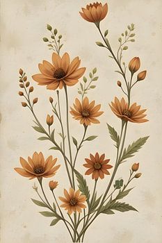 Arrangement floral artistique délicat