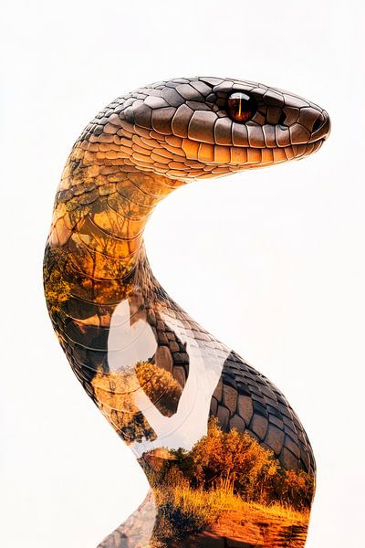 Paysage de serpents par Poster Art Shop