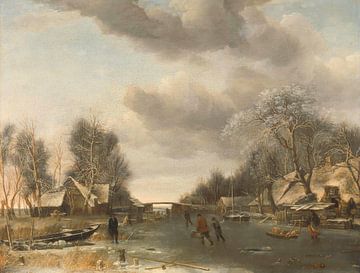 Wintergezicht, Jan van de Cappelle
