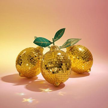 Goldene Disco-Zitronen von Marieke van Rijsewijk