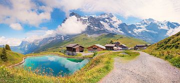 prachtige wandelroute naar Kleine Scheidegg, accumulatiemeer en van SusaZoom