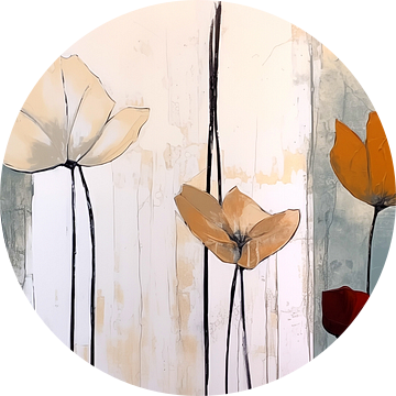 Abstracte Bloemen van Dakota Wall Art