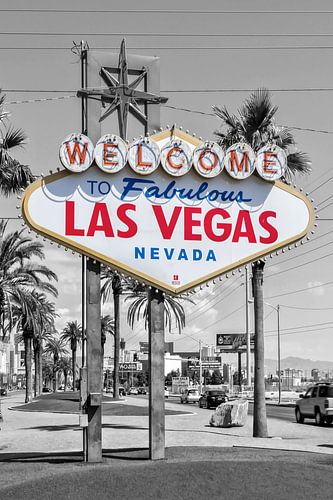 LAS VEGAS Sign | colorkey by Melanie Viola