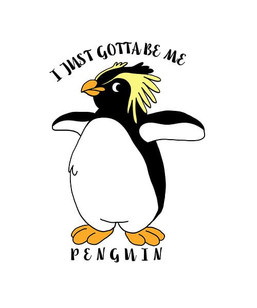 Lieve kleine pinguïn Ik moet gewoon van ArtDesign by KBK