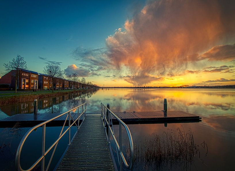 City of sun in reflection by peterheinspictures