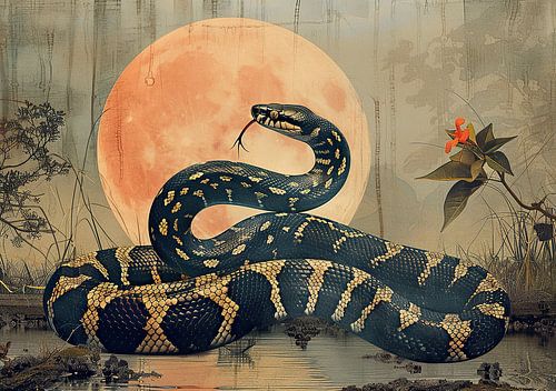 In de ogen van de legende: Het verhaal van de slang ontvouwt zich