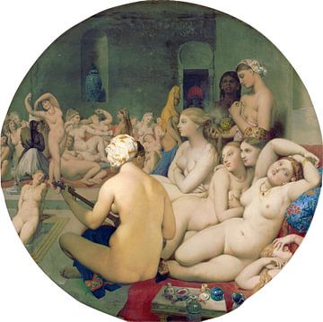 Jean Auguste Dominique Ingres, Das türkische Bad, 1862