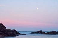 Zeezicht met volle maan by Sjoerd Feenstra thumbnail