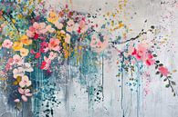 Bloemenschilderij van Abstract Schilderij thumbnail
