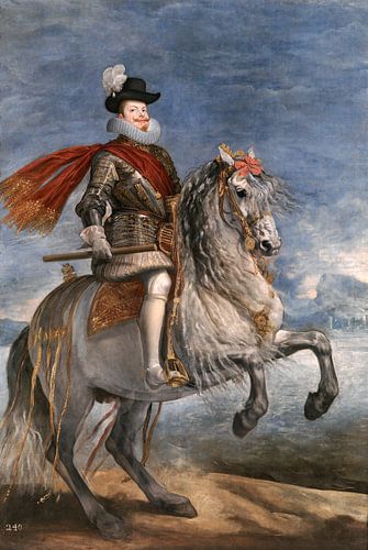 Portrait équestre de Philippe III, Diego Velázquez - 1634