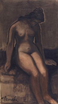 Seated nude, Constant Permeke, 1940s