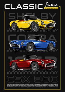 Shelby Cobra CSX 8000 Muscle Car von Adam Khabibi