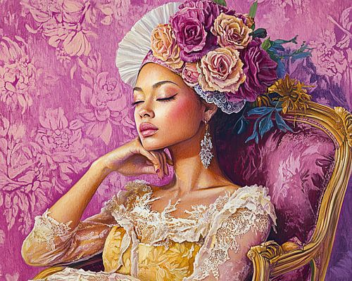 Blume Frau | Elegante Blume Frau