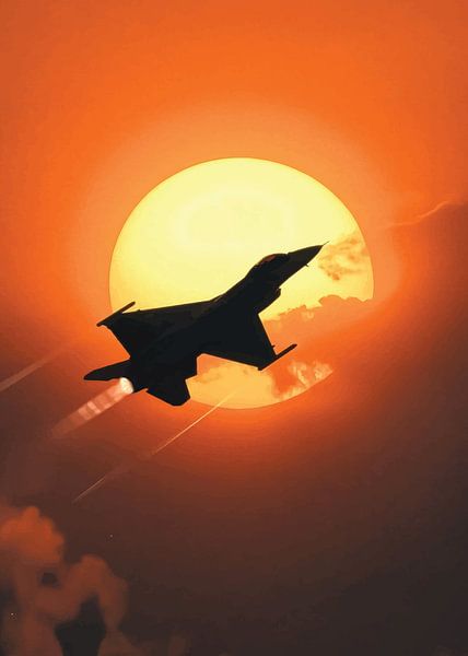 Sunset Flight by Silvina Khan