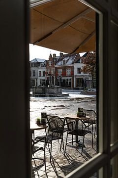 Terrasse sur le terrain sur Shaquille Maarschalkerweerd