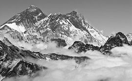 Mount Everest & Lhotse by Floris den Ouden