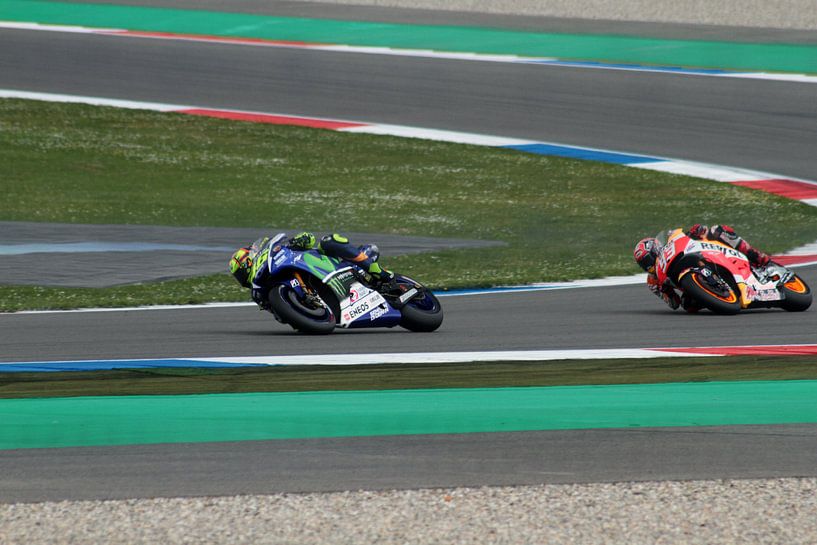 Valentino Rossi &amp; Marc Márquez von Jacco Richters