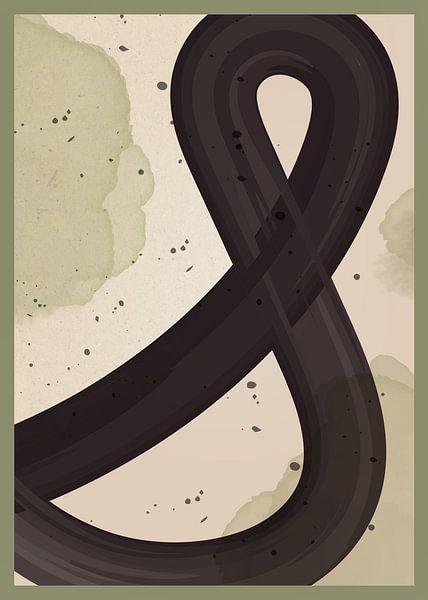 TW Living - Abstract ZEN - BLACK THREE von TW living