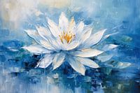 Witte waterlelie