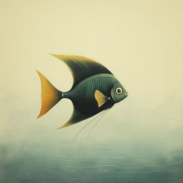 Minimal-Kaiserfisch von Aloke Design