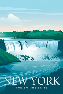 New York Vintage Reisposter van Poster Art Shop