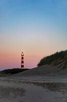Leuchtturm von Ameland bei Sonnenuntergang