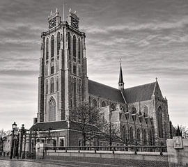 Grote Kerk, Dordrecht – Gothic Splendour in Black and White by Elisabeth Rozenberg