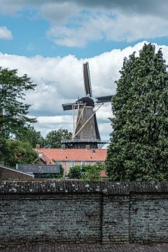 Traditionele Nederlandse windmolen