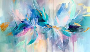Floral Abstrakt Pastell