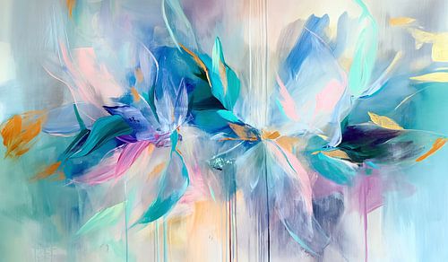 Floral Abstrakt Pastell