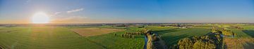 Good morning Nispen (aerial photo, sunrise) by Fotografie Jeronimo