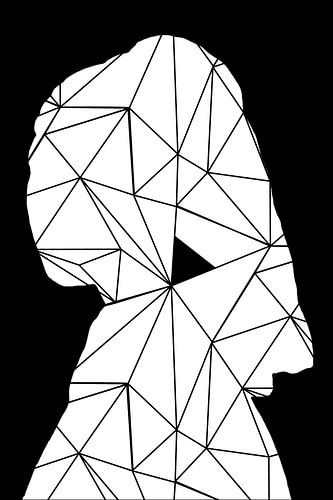 Meisje Met de Parel - The Modern Art Edition