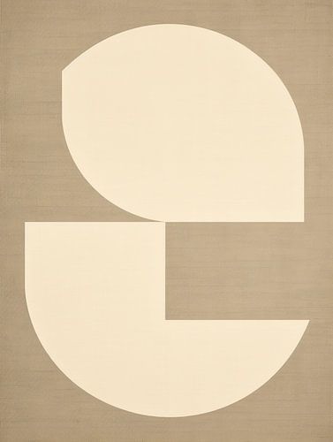 Travail abstrait doux Hygge