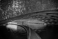 Dommel or Dieze in a tunnel in Den Bosch