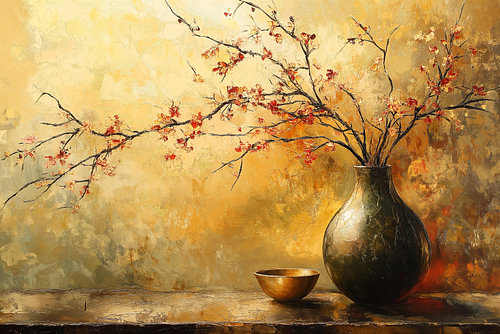 Herbst Zweig Vase