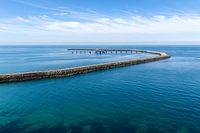 The pier of the ocean