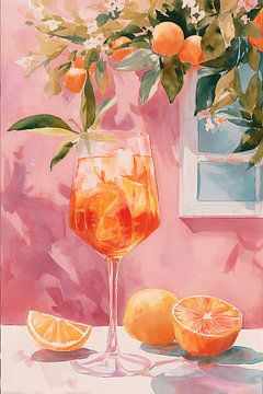 Sinaasappel Cocktail no.5 van Studio BB
