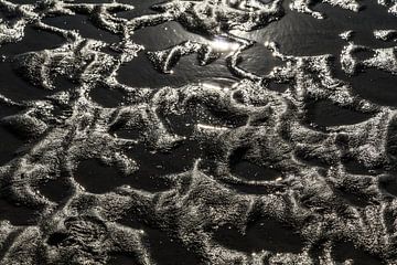 Zand structuur | Het wad | Terschelling - 1 van Marianne Twijnstra