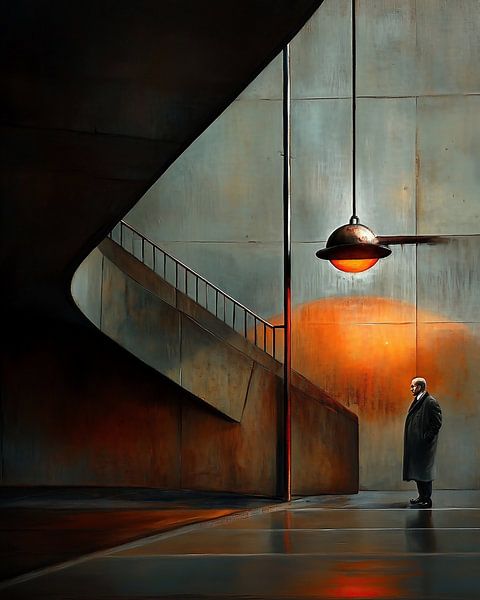 Goldene Reflexe von fernlichtsicht