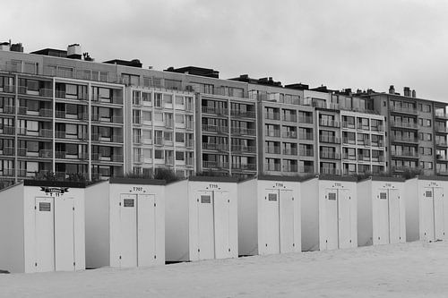 Beach huts and Architecture Nieuwpoort, Belgium