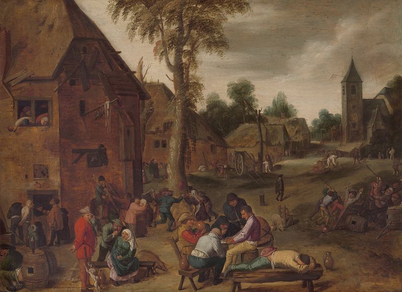 Dorffest, Adriaen Brouwer von Meisterhafte Meister