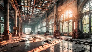 Lost Places factory with machines by Mustafa Kurnaz