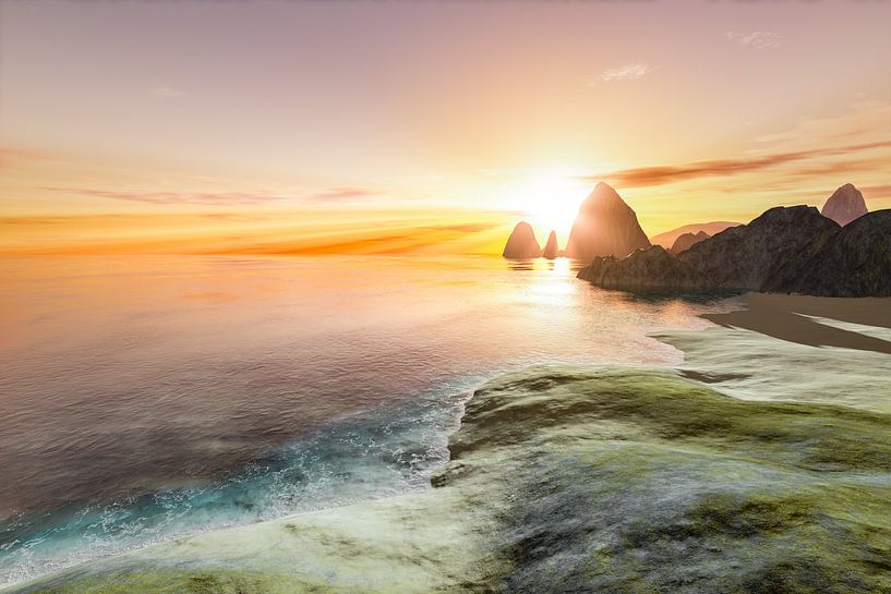 Zonsondergang Stemming van Markus Gann