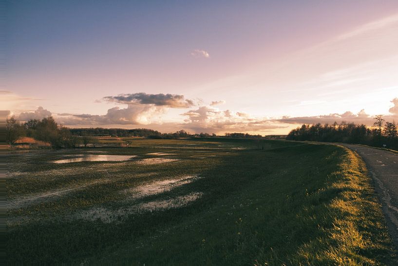 Landschaft bei Zwolle von S van Wezep